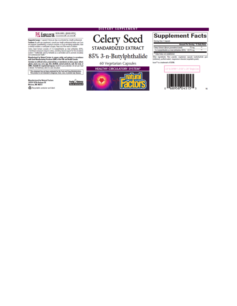 Product image for Celery Seed Extract.