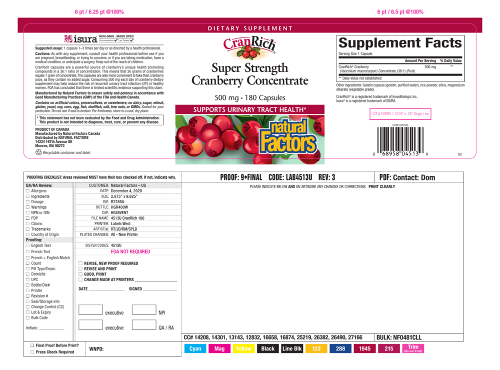 Product image for CranRich 500 mg.