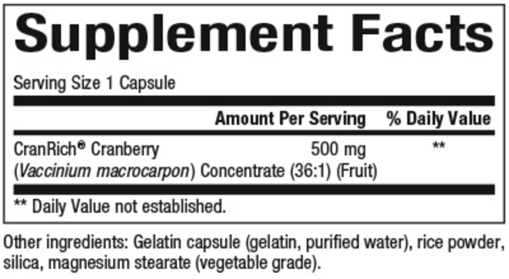 Product image for CranRich 500 mg.