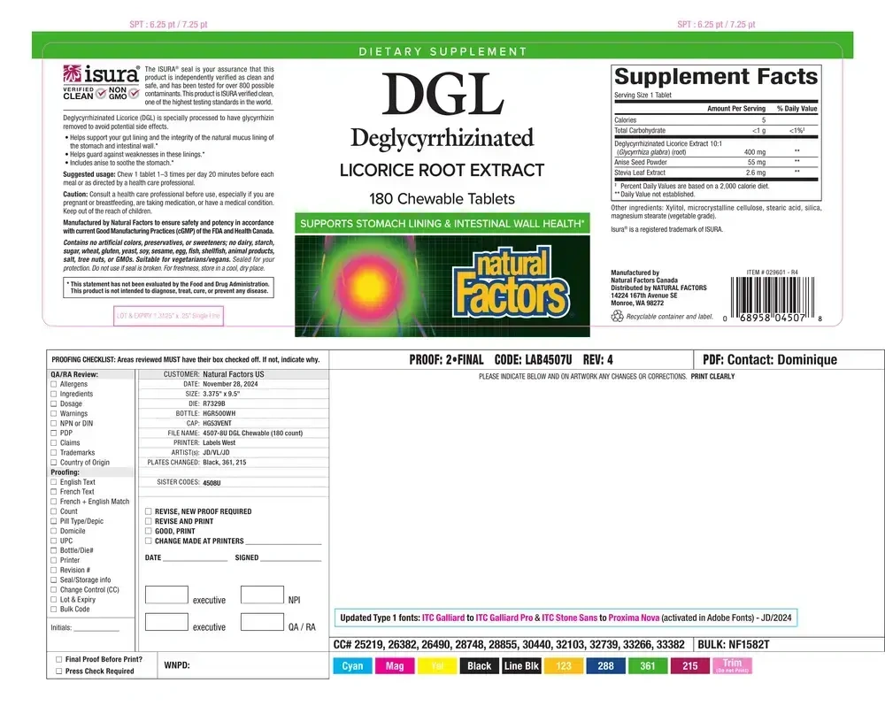 Product image for DGL 400mg 10:1 Extract.
