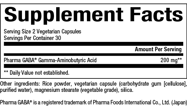 Product image for Pharma Gaba 100mg.