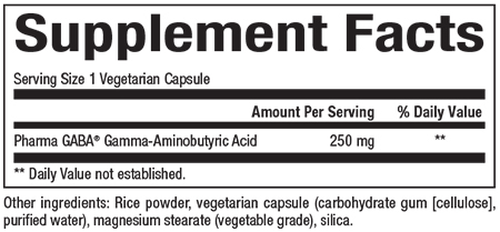 Product image for Pharma Gaba 250mg.