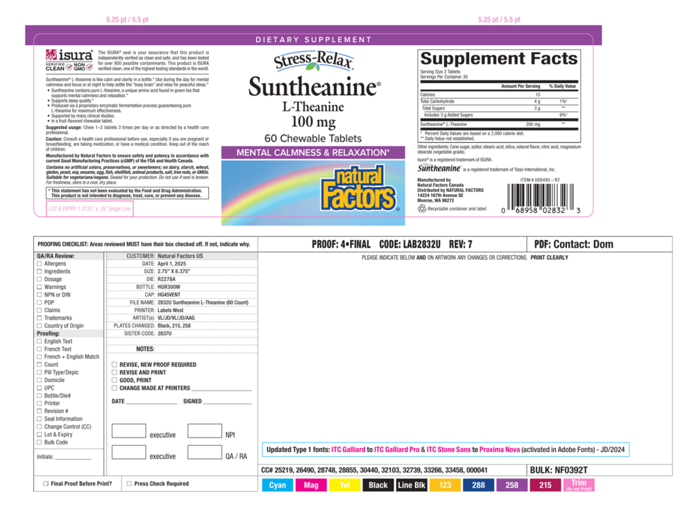Product image for Suntheanine L-Theanine.