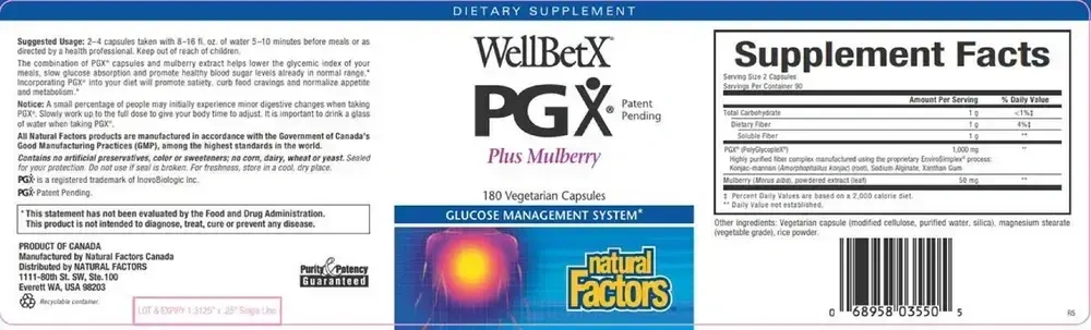 Product image for WellBetX PGX.