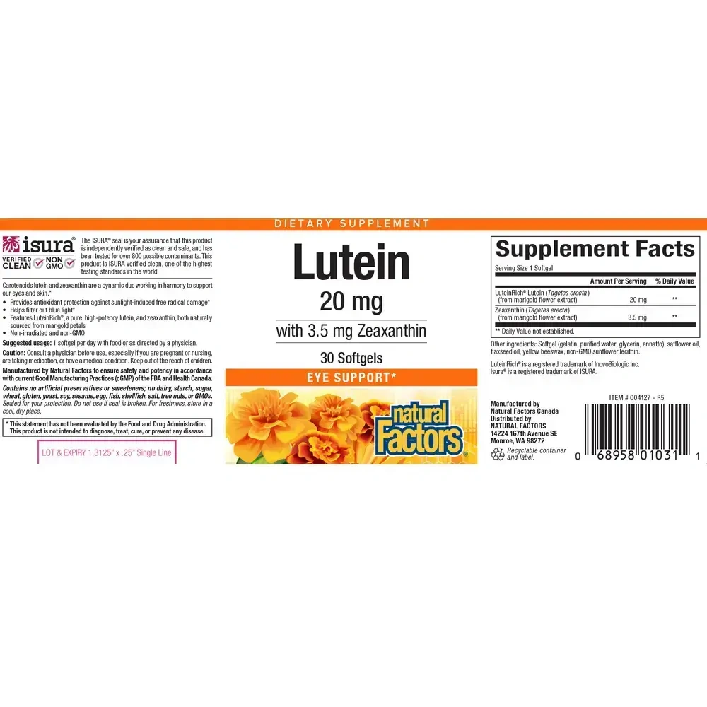 Product image for Lutein.