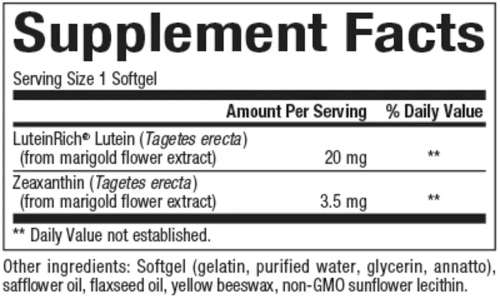 Product image for Lutein.
