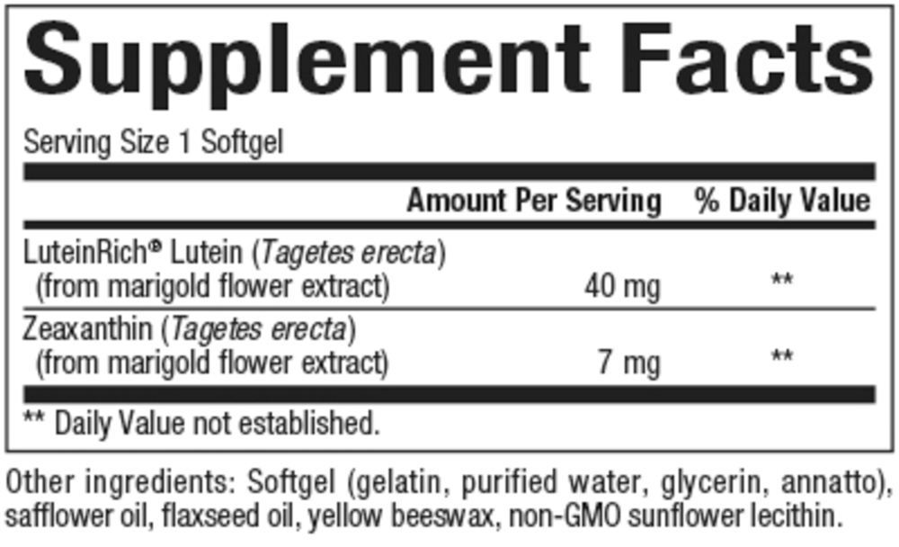 Product image for Lutein.