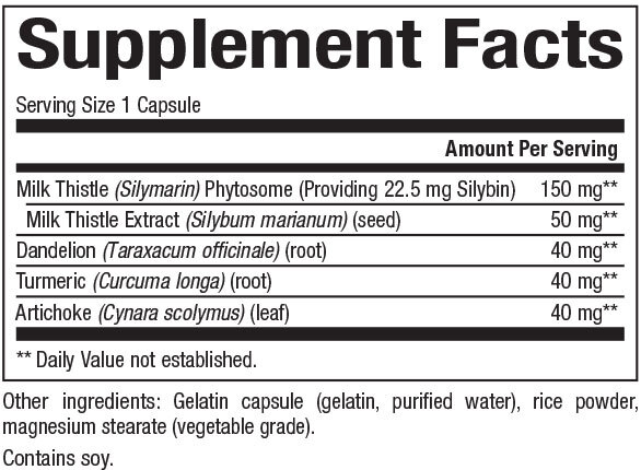 Product image for Milk Thistle Phytosome.