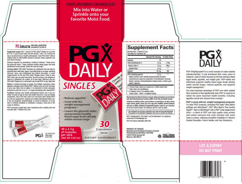 Product image for PGX Daily Singles.