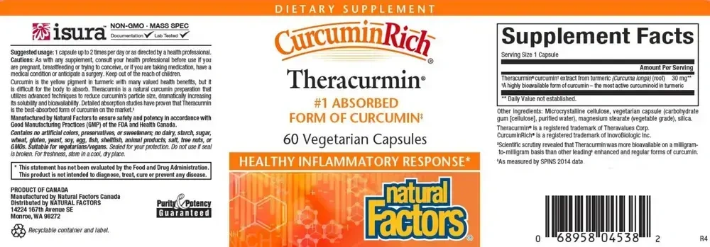 Product image for Theracurmin.
