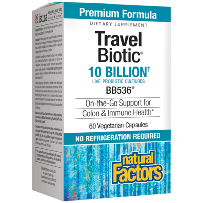 TravelBiotic 10 Billion 60 capsules