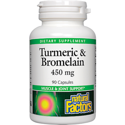 Turmeric & Bromelain 450mg 90 capsules