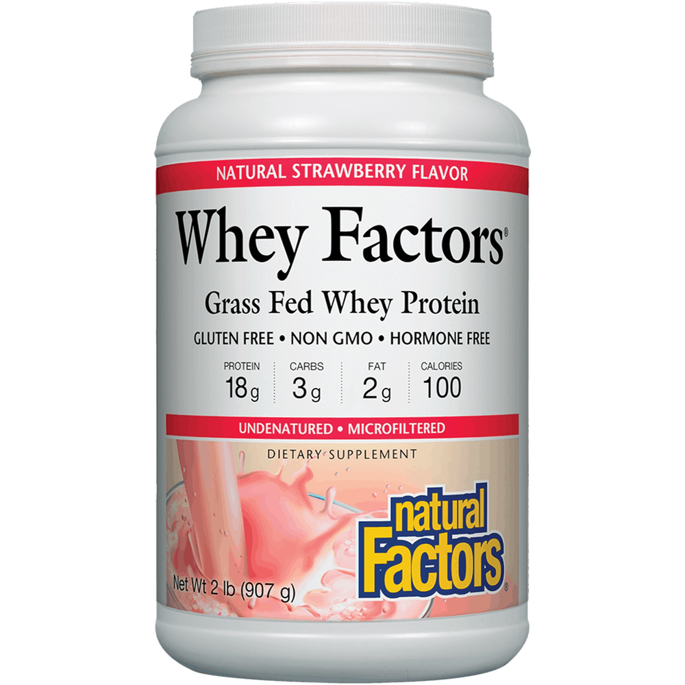 Product image for Whey Factors Powder Mix Strawberry.