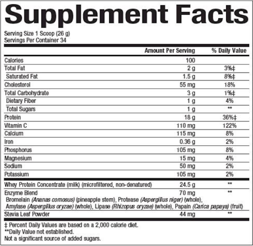 Product image for Whey Factors Powder Mix Strawberry.