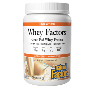 Whey Factors Unflavored Powder 340 Grams