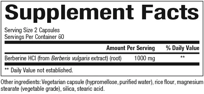 Product image for WellBetX® Berberine 1000 mg.