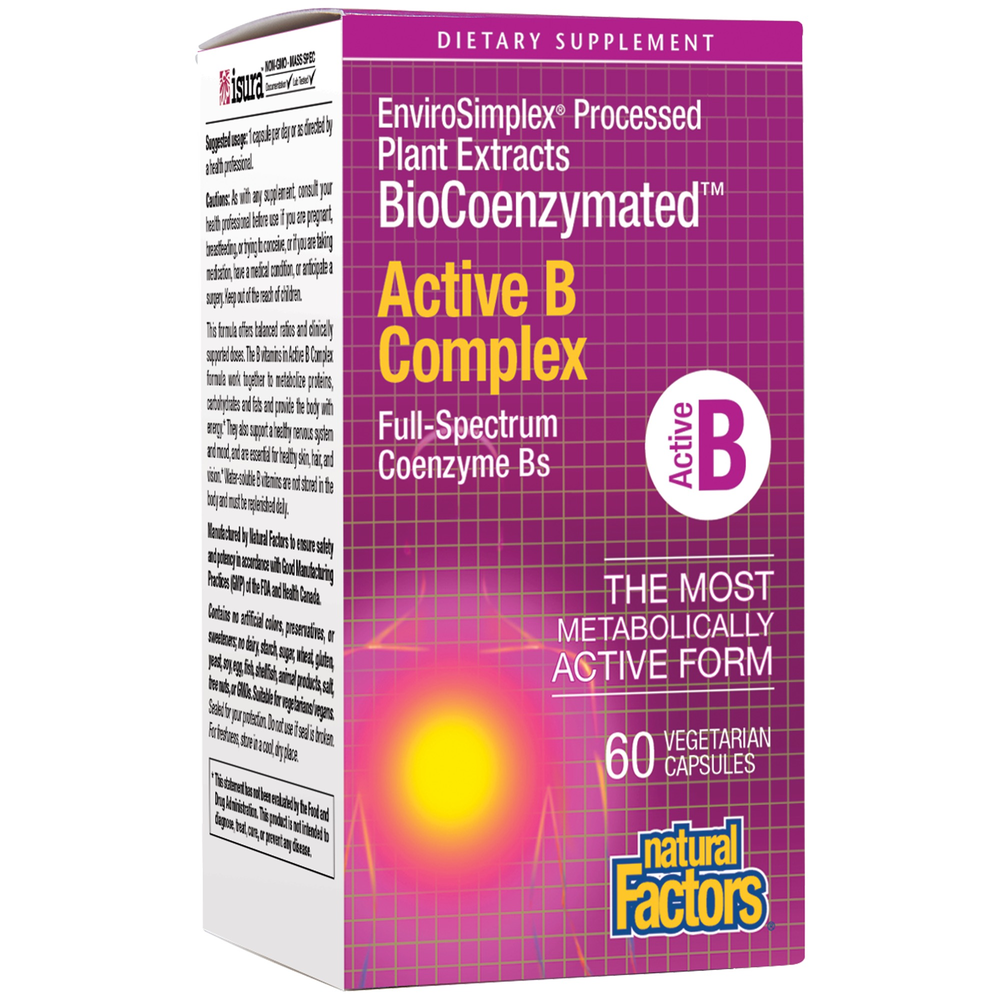 Product image for Biocoenzymated Active B Complex.