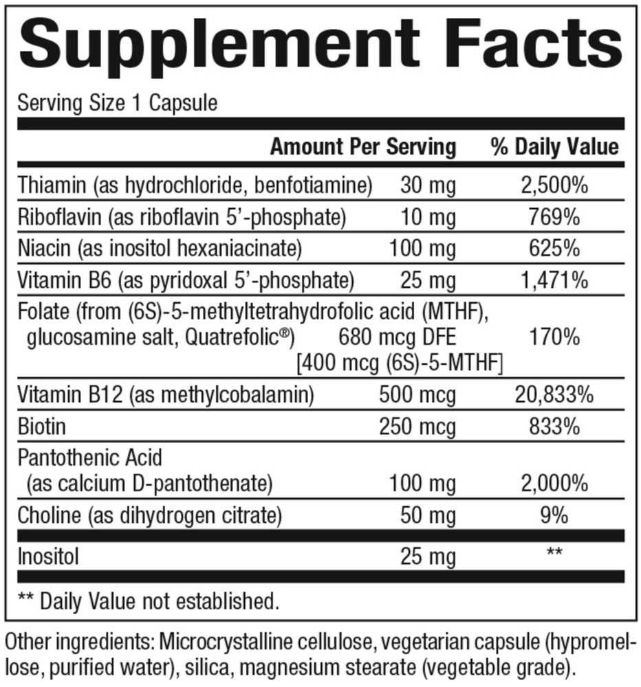 Product image for Biocoenzymated Active B Complex.