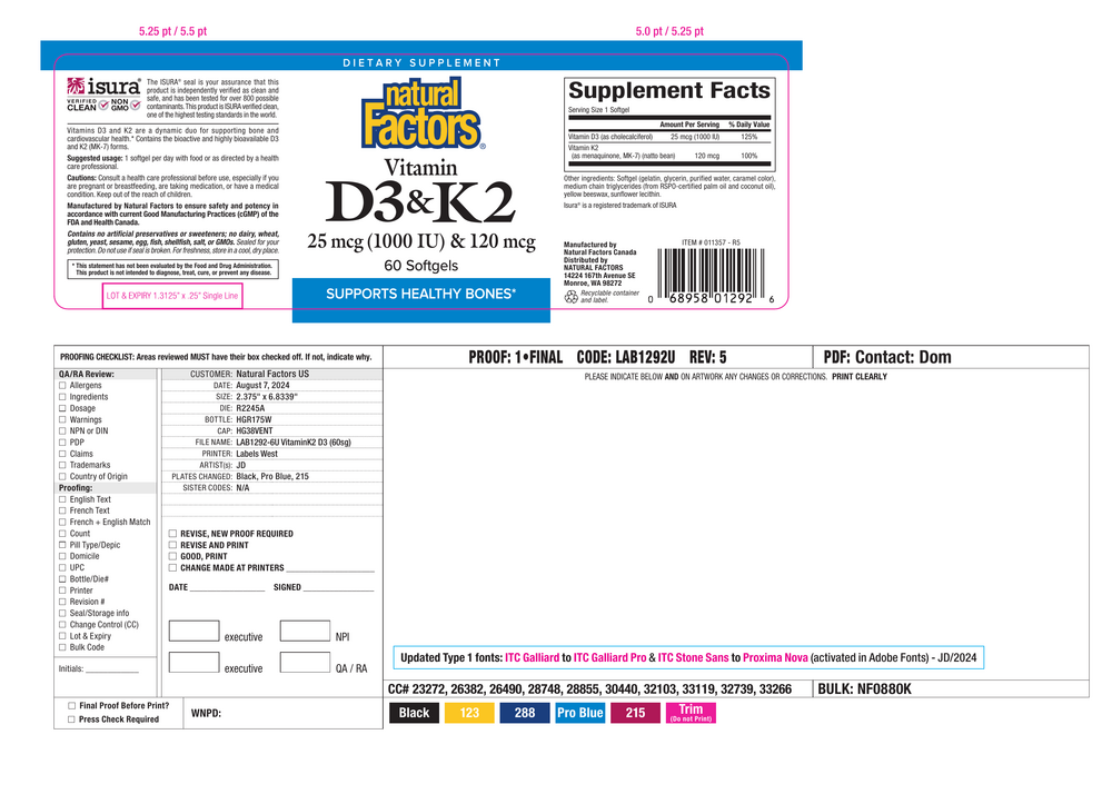 Product image for Vitamin D3 &amp; K2.