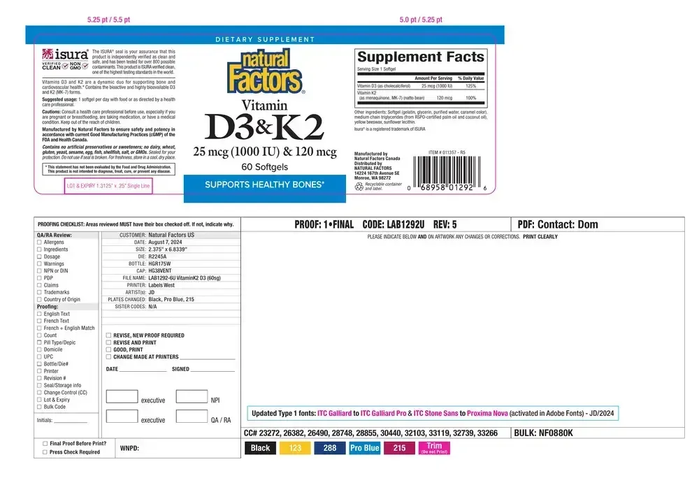 Product image for Vitamin D3 &amp; K2.