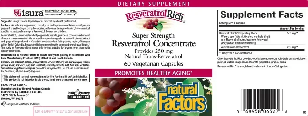 Product image for Resveratrol Concentrate.