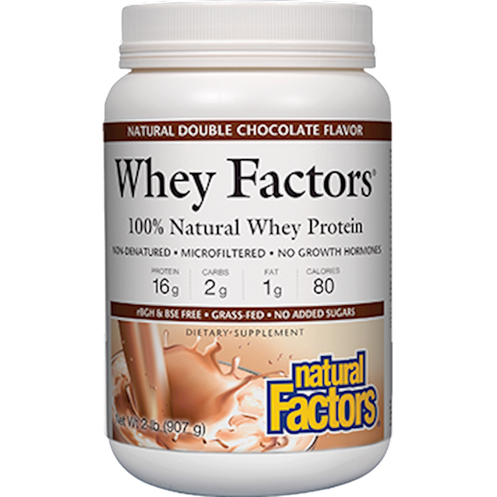 Product image for Whey Factors Protein Powder Mix - Double Chocolate.