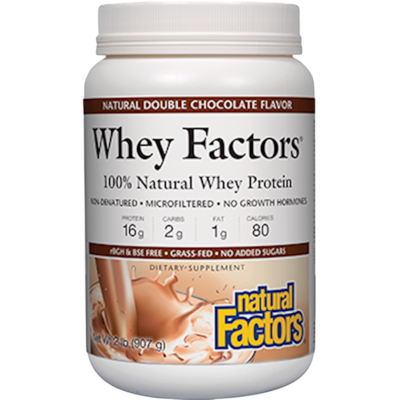 Whey Factors Protein Powder Mix - Double Chocolate 907 Grams