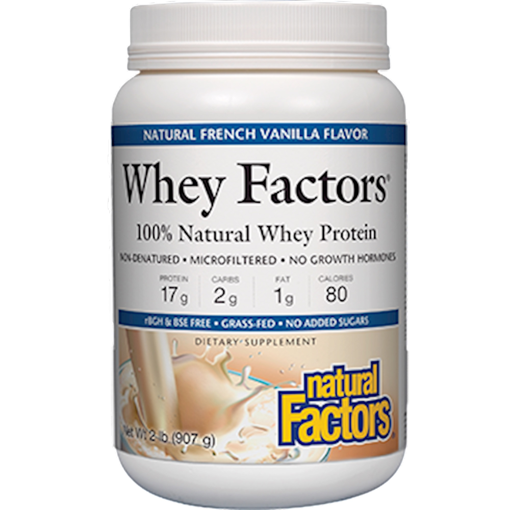 Product image for Whey Factors Protein Powder - French Vanilla.