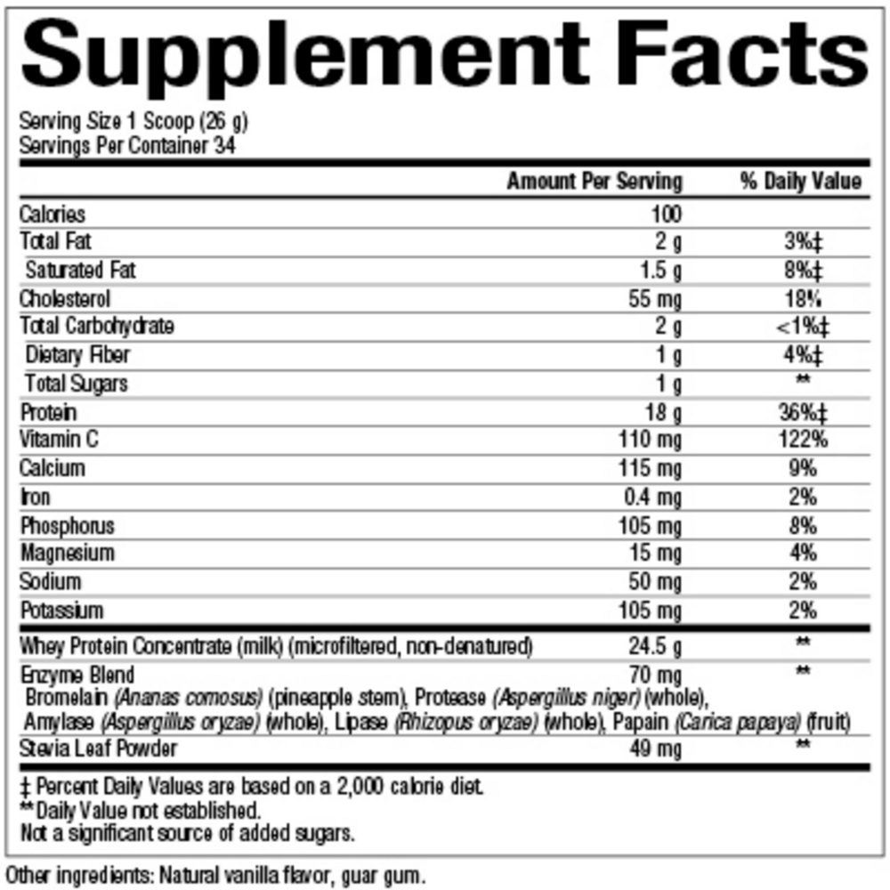 Product image for Whey Factors Protein Powder - French Vanilla.