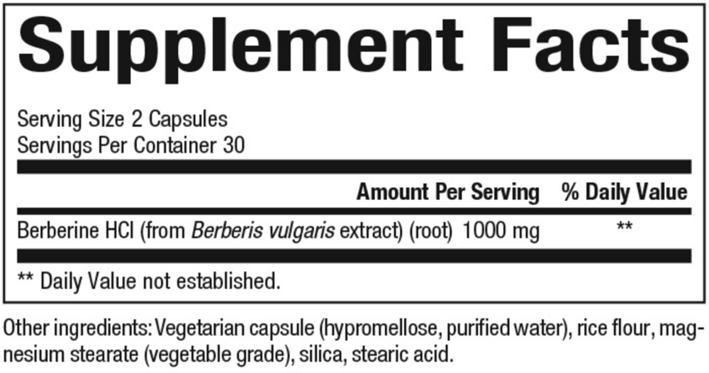 Product image for WellBetX® Berberine 1000 mg.