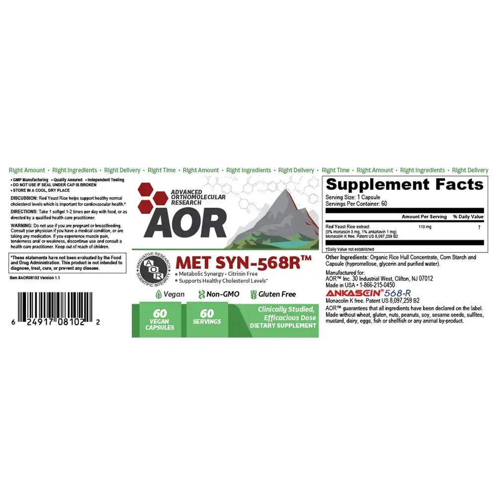 Product image for Met Syn 568R.