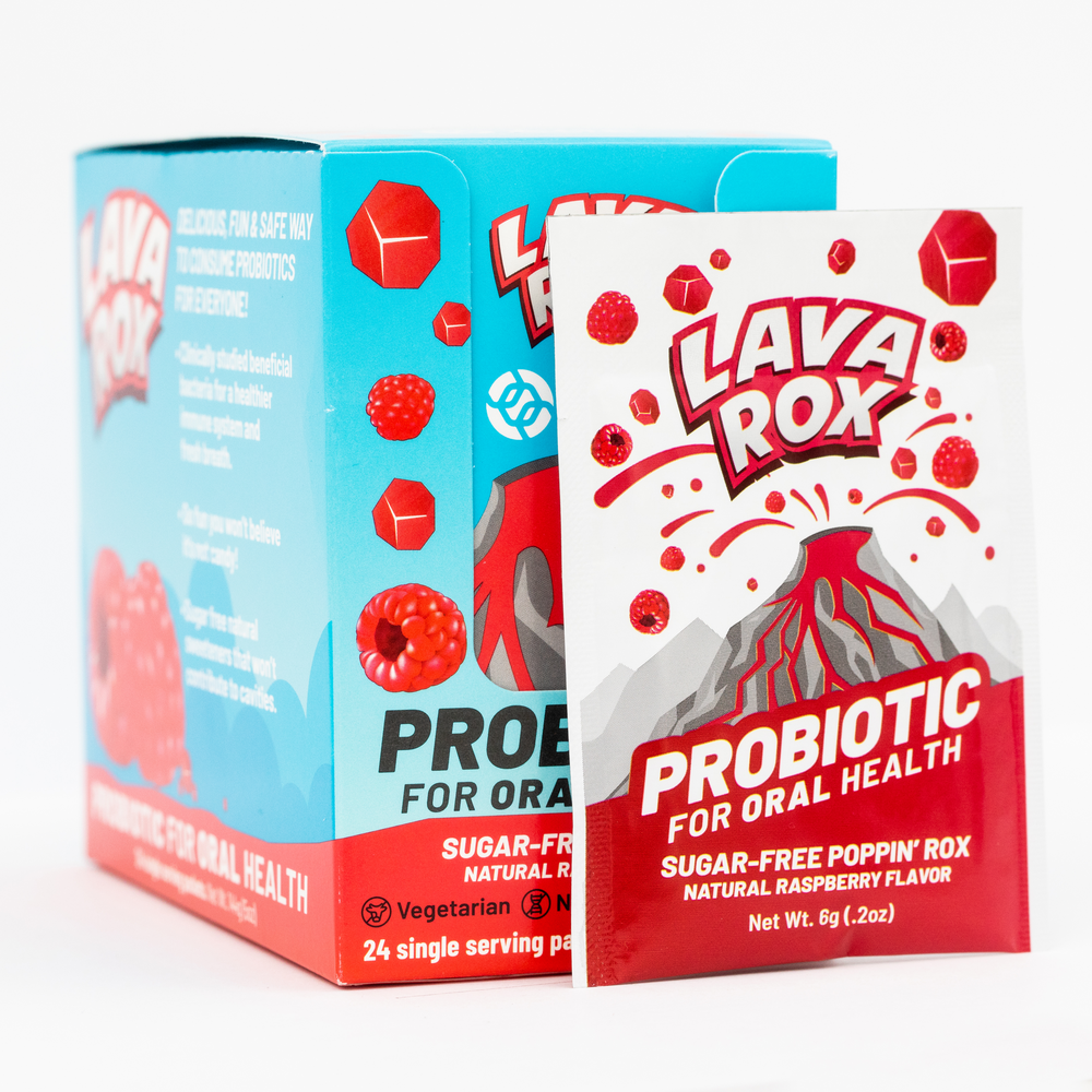 Lava Rox - Probiotic for Oral Health (Raspberry) product image