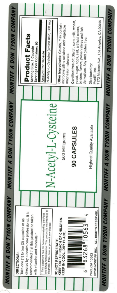 Product image for N-Acetyl-L-Cysteine 500mg.