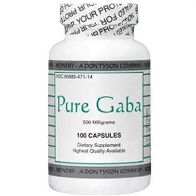 Pure Gaba 500mg 100 capsules