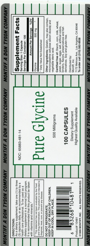 Product image for Pure Glycine 500mg.