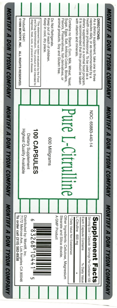 Product image for Pure L-Citrulline 600mg.