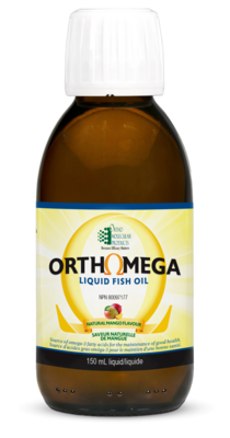 Orthomega Liquid Fish Oil - Natural Mango Flavour