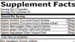 Product image for Turmeric Formula.
