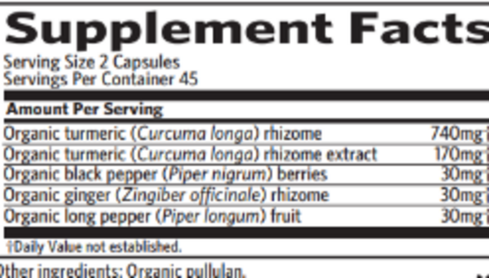 Product image for Turmeric Formula.