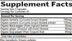 Product image for Turmeric Formula.