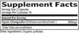 Product image for Ashwagandha.