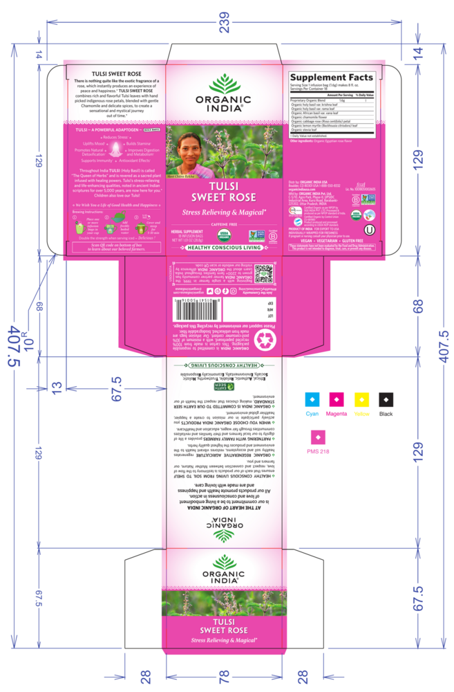 Product image for Tulsi Tea Sweet Rose.