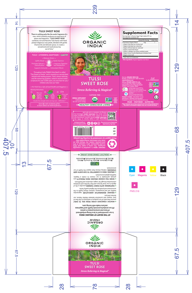Product image for Tulsi Tea Sweet Rose.