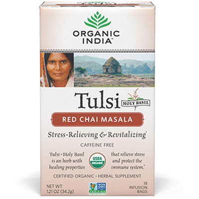 Tulsi Tea Red Chai Masala 18 Tea Bags