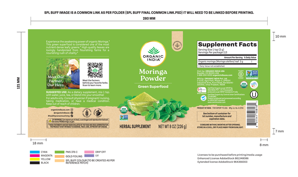 Product image for Moringa Powder.