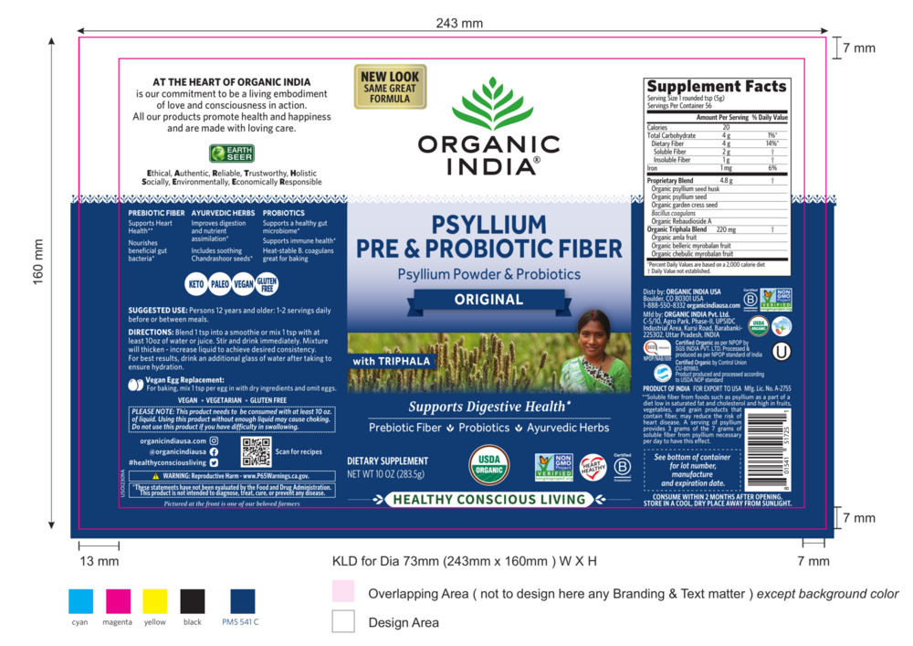 Product image for Psyllium Pre &amp; Probiotic Fiber Original.