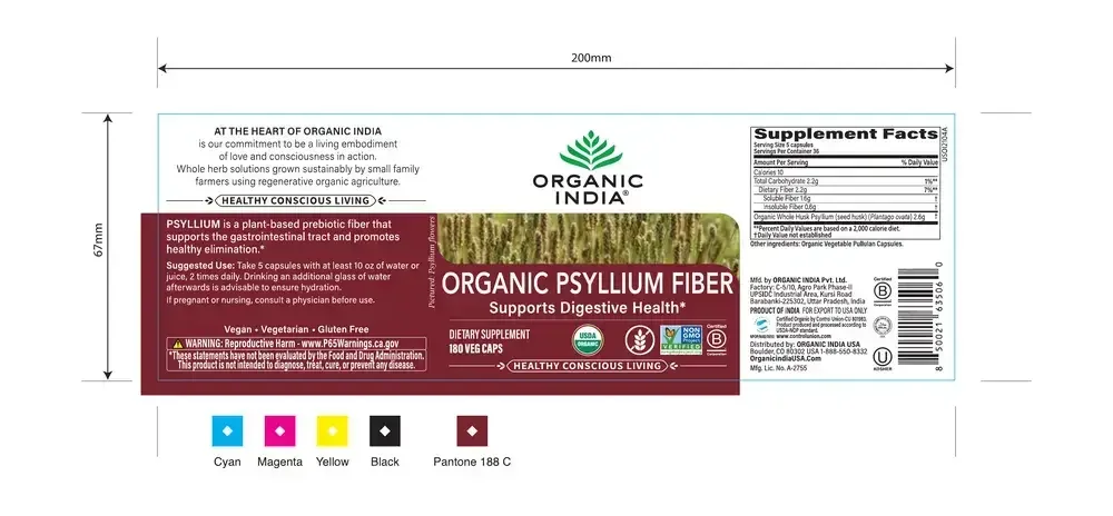 Product image for Organic Psyllium Fiber.