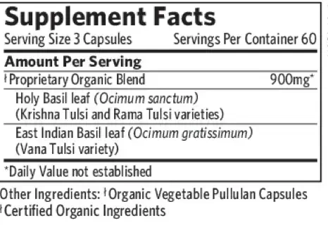 Product image for Tulsi-Holy Basil.