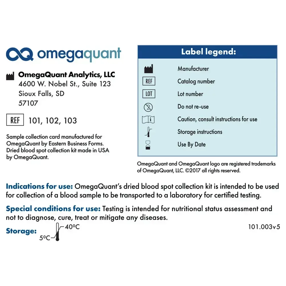 Product image for Omega-3 Index COMPLETE.