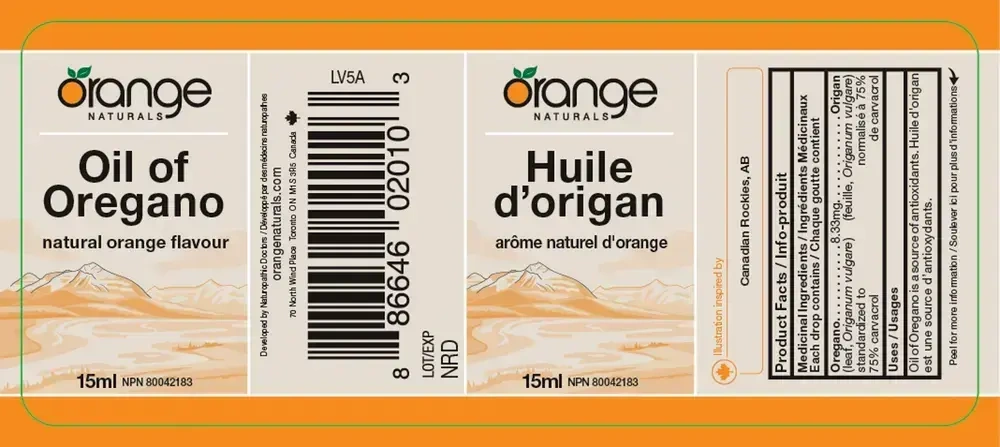 Product image for Oil of Oregano (Orange).